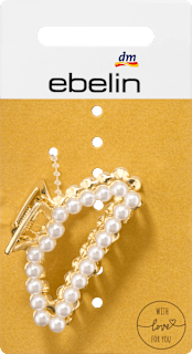 Haarklammer mit Perlen Gold-Optik ebelin