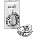 Haarklammer organisch, Silber-Optik ebelin
