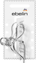 Haarklammer Schleife, Silber-Optik ebelin