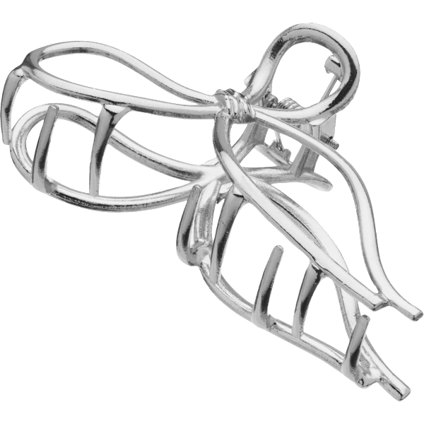 Haarklammer Schleife, Silber-Optik ebelin