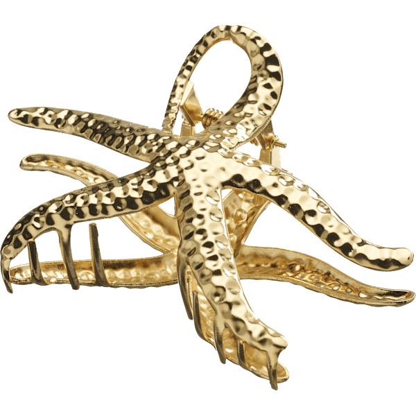 Haarklammer Seestern, Gold-Optik ebelin