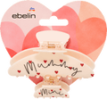 Haarklammer Set Mummy & Mini creme 2tlg ebelin