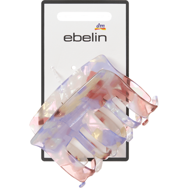 Haarklammer Terrazzo-Optik, lila ebelin