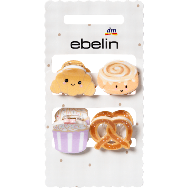 Haarklammern Gebäck ebelin