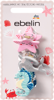Haarklammern Meerestiere ebelin