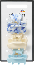 Haarklammern midi, hellblau/creme ebelin