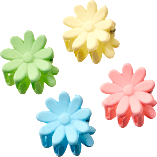 Haarklammern mini Blumenform ebelin
