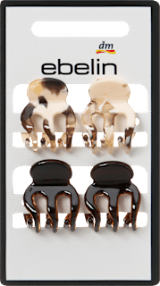Haarklammern mini, marmoriert/braun ebelin