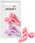 Haarklammern Schleife, lila, rosa ebelin