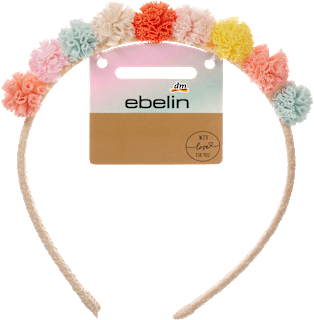 Haarreif bunte Pom-Poms ebelin