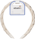 Haarreif geflochten, beige ebelin