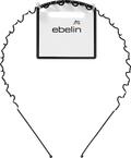Haarreif gewellt, schwarz ebelin