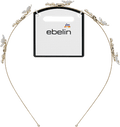 Haarreif mit Blumenapplikationen, Gold-Optik ebelin