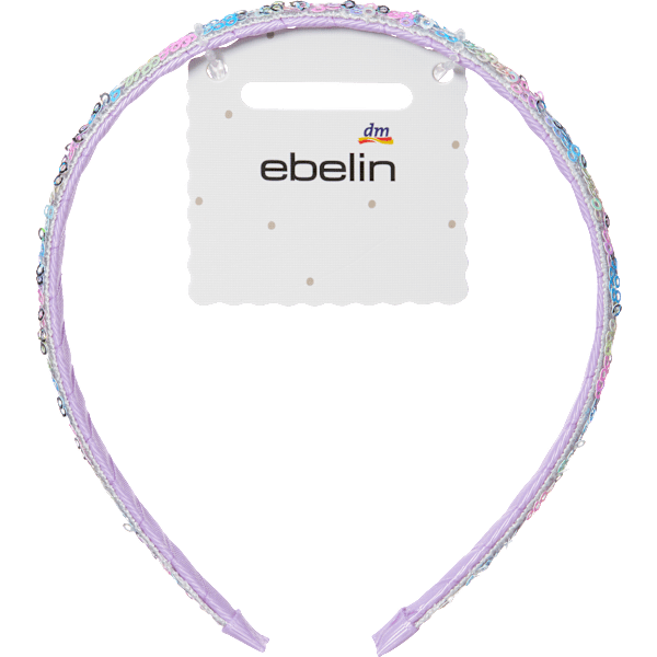 Haarreif Pailletten ebelin