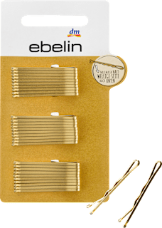 Haarschieber kurz Gold-Optik ebelin