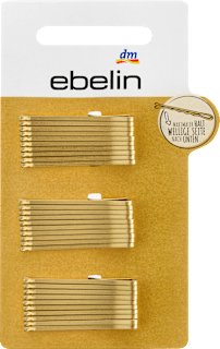 Haarschieber kurz Gold-Optik ebelin