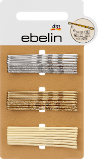 Haarschieber lang mit Glitzer, Silber-/Roségold-& Goldoptik ebelin