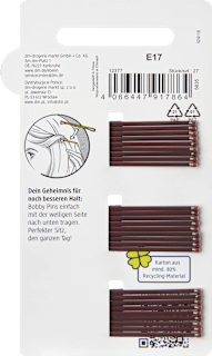 Haarschieber midi, braun ebelin
