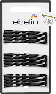 Haarschieber midi, schwarz ebelin