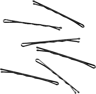 Haarschieber midi, schwarz ebelin