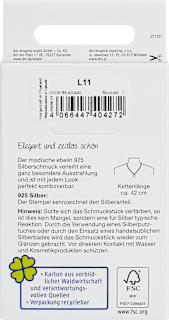Halskette 925 Silber mit Herz-Anhänger ebelin