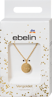 Halskette vergoldet mit Blumenprint ebelin