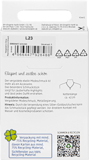Halskette vergoldetet flach ebelin