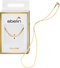 Halskette vergoldetet flach ebelin