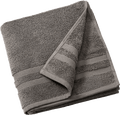 Handtuch aus Frottee grau (50x100 cm), GOTS-zertifiziert  ebelin