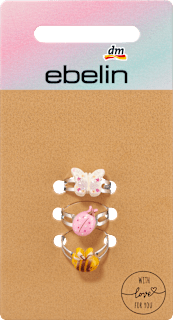 Kinder-Ringset mit verschiedenen Motiven ebelin