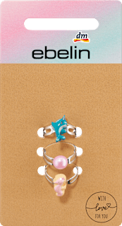 Kinder-Ringset mit verschiedenen Motiven ebelin