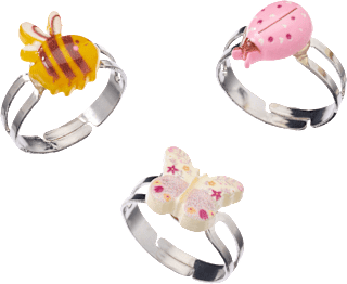 Kinder-Ringset mit verschiedenen Motiven ebelin