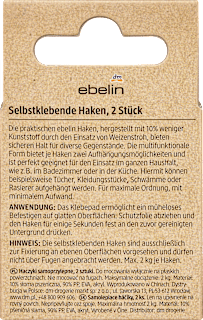 Klebehaken / Rasiererhalterung ebelin