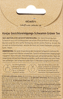 Konjac Gesichtsreinigungs-Schwamm ebelin