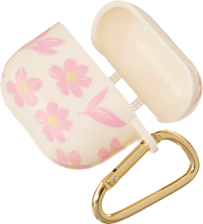 Kopfhörer-Case mit Blumen, creme ebelin