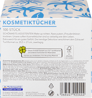 Kosmetiktücher Box Design ebelin