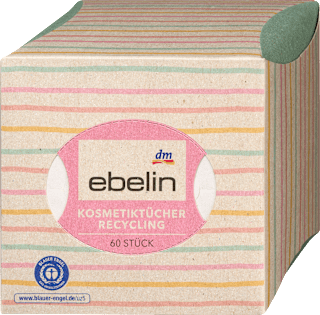 Kosmetiktücher Recycling 3-lagig ebelin