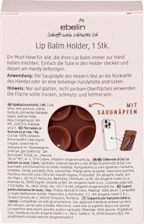 Lippenbalm Halter braun It's a match ebelin