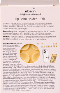 Lippenbalm Halter gelb It's a match ebelin