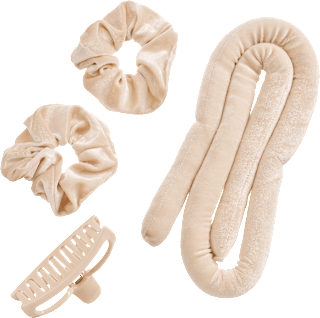 Lockenstyler beige/schwarz 4tlg ebelin