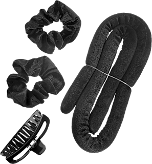 Lockenstyler beige/schwarz 4tlg ebelin