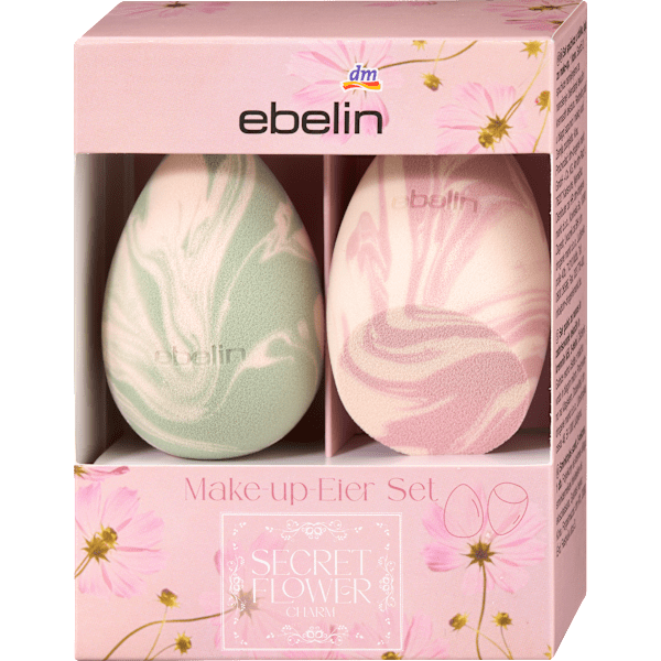 Make-up-Eier Set Secret Flower Charm 2tlg. ebelin