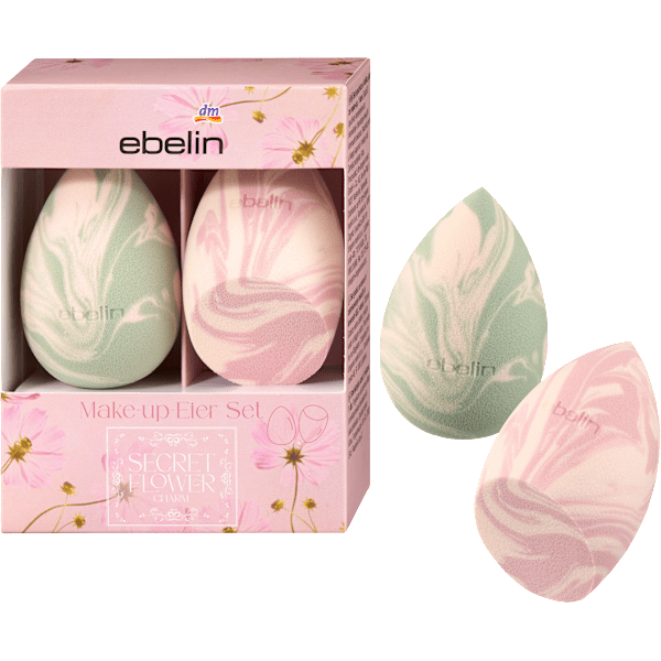 Make-up-Eier Set Secret Flower Charm 2tlg. ebelin