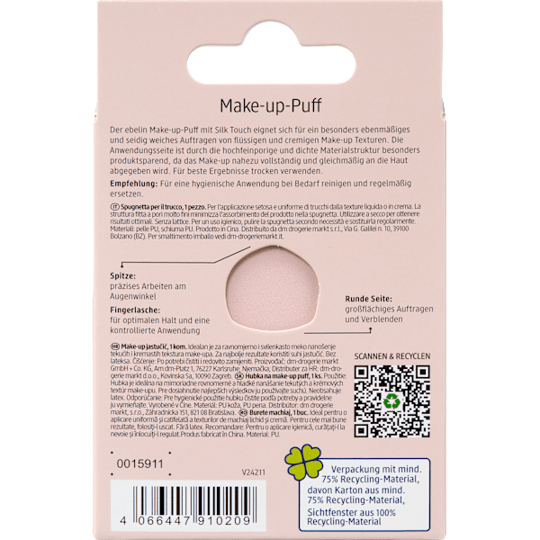 Make-up-Puff mit Silk Touch ebelin