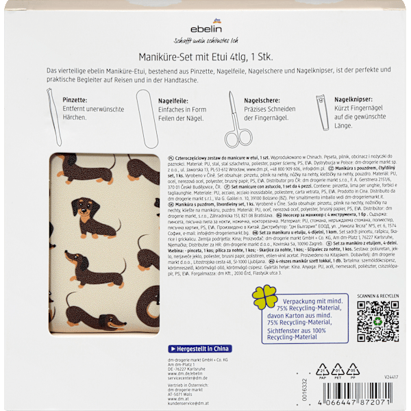 Maniküre Etui Set You're PAWsome 4tlg ebelin