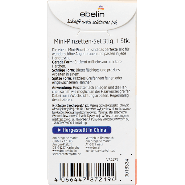 Mini-Pinzetten Set You're PAWsome 3tlg ebelin