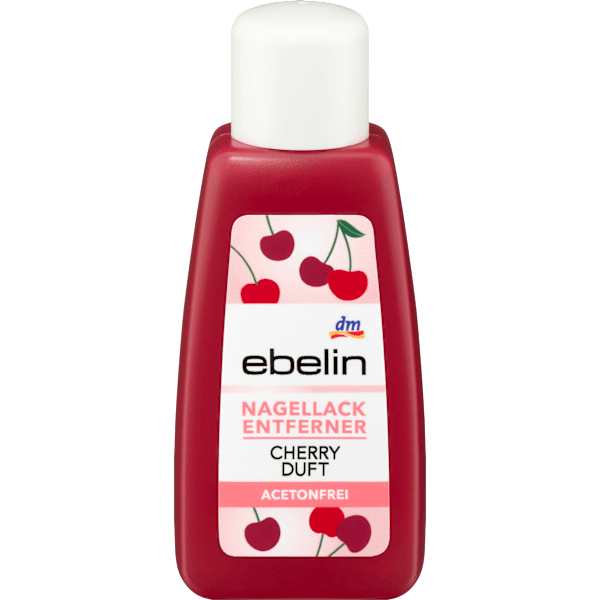 Nagellackentferner Cherry Acetonfrei, Reisegröße ebelin