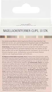 Nagellackentferner-Clips ebelin