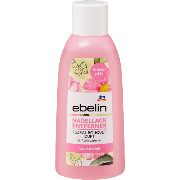 Nagllackentferner Rose acetonfrei ebelin