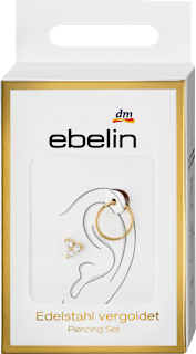 Ohr-Piercings 316L Stahl, goldfarben ebelin